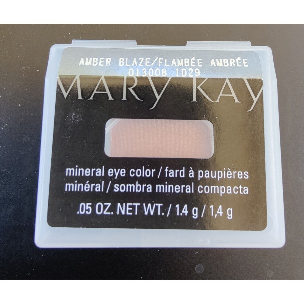 New Mary Kay AMBER BLAZE Mineral Eye Color Shadow 013008 Discontinued